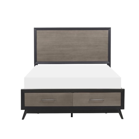 King Platform Storage Bed