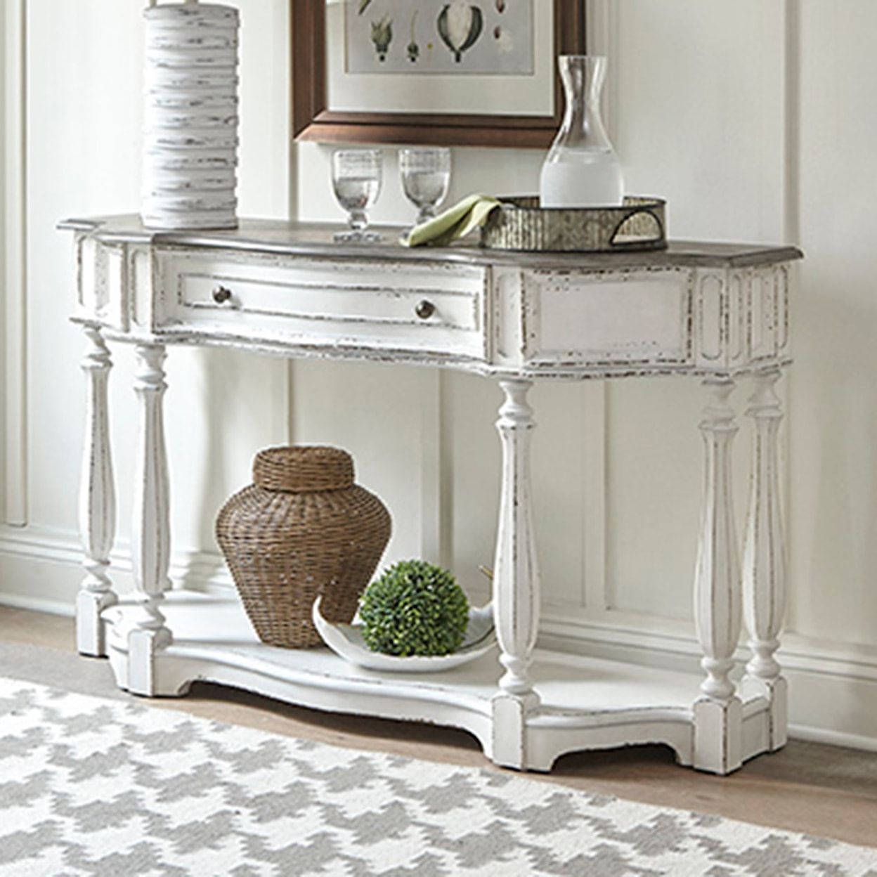 Liberty Furniture Magnolia Manor Console Table