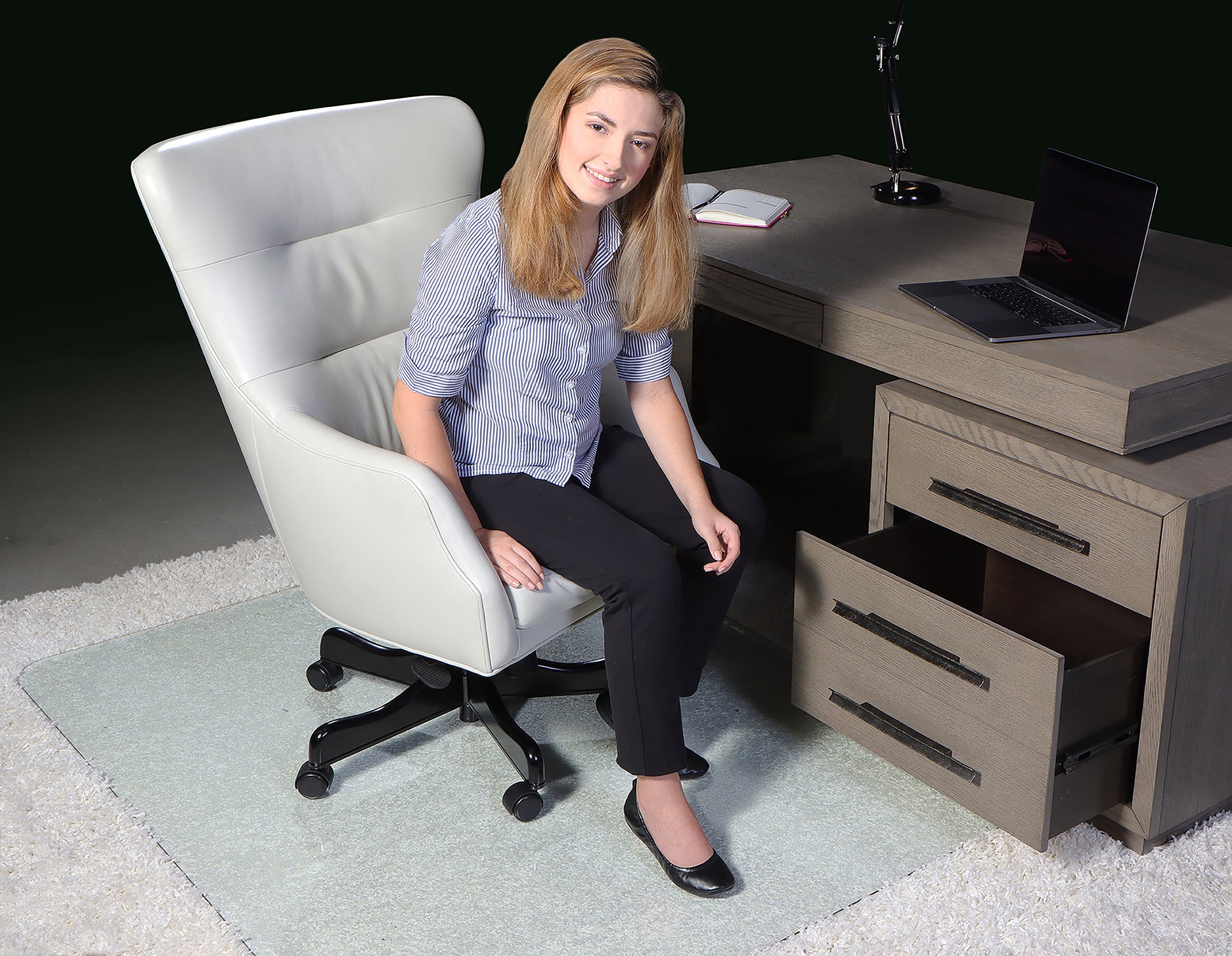 Parker Living Glass Chair Mat Glass Chair Mat