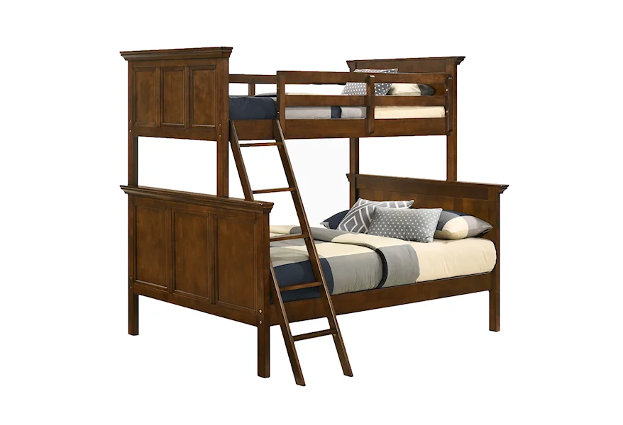 Amelia Twin Over Full Bunk Bed by VFM Signature at Virginia Furniture Market