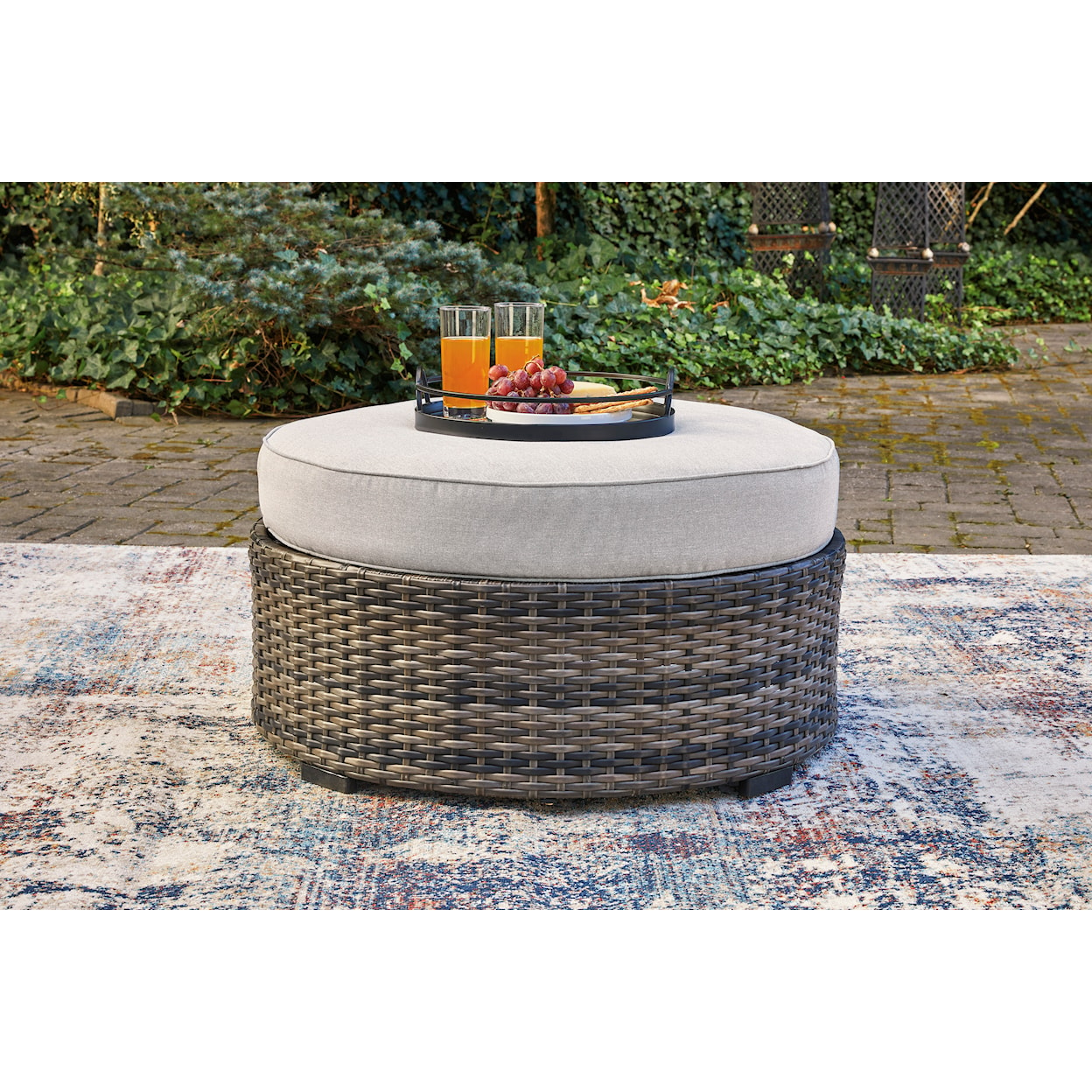 Benchcraft Harbor Court Ottoman with Cushion