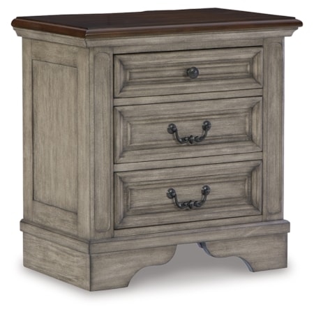 3-Drawer Nightstand