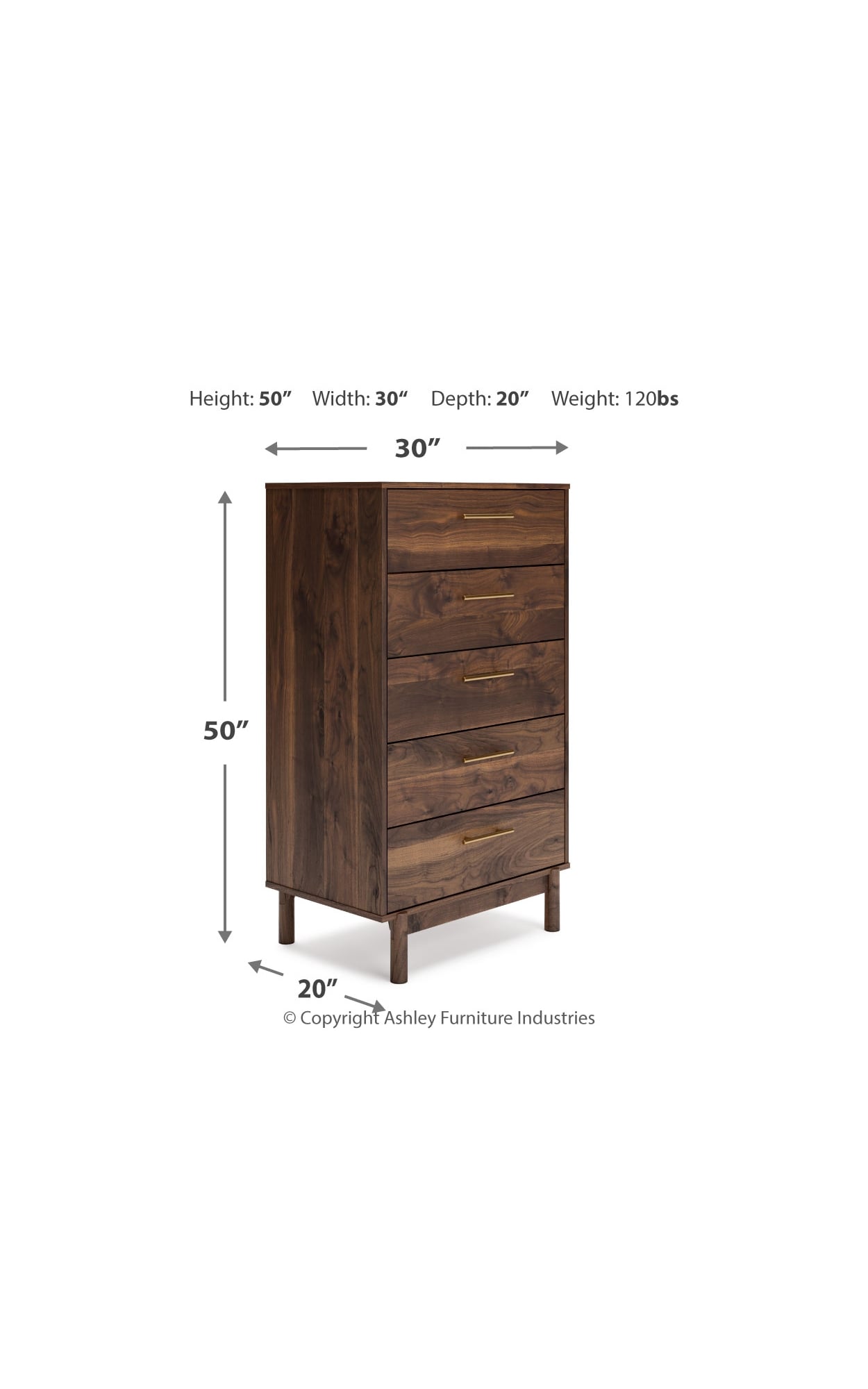 Signature Design by Ashley Calverson 5-Drawer Chest