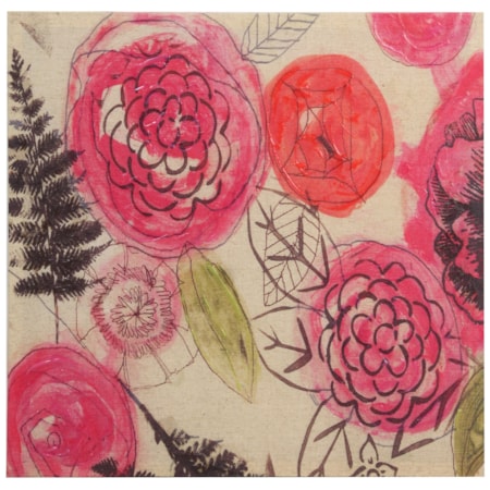 Acrylic Flowers on Canvas