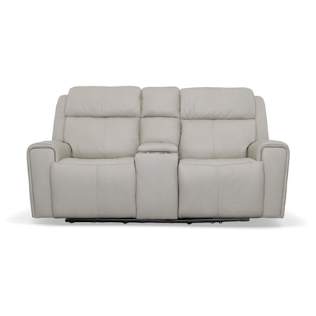 Power Reclining Loveseat with Console