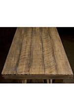 Riverside Furniture Mix and Match Rustic Round Dining Table with 18" Leaf