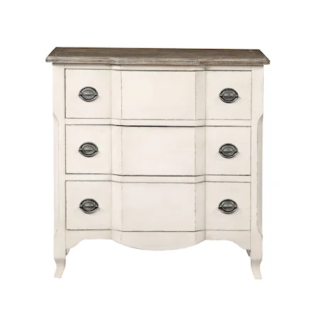 Two-Tone Three Drawer Chest