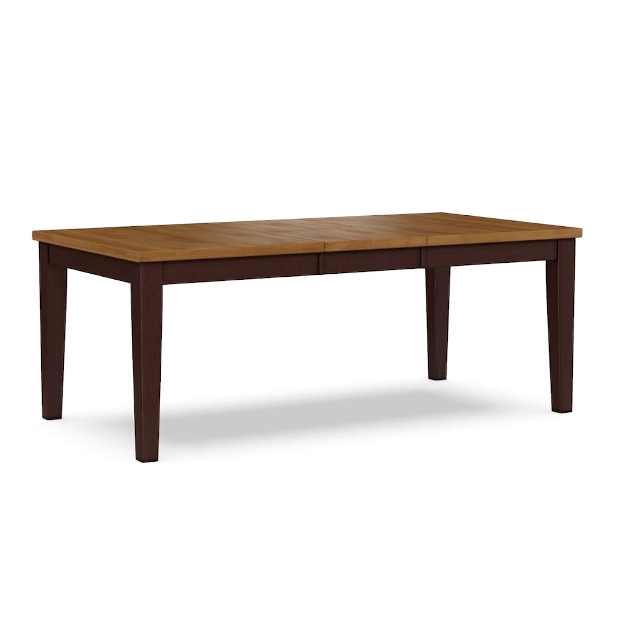 John Thomas Curated Collection Two-Tone Dining Table with Shaker Legs