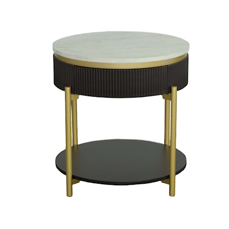 Round End Table