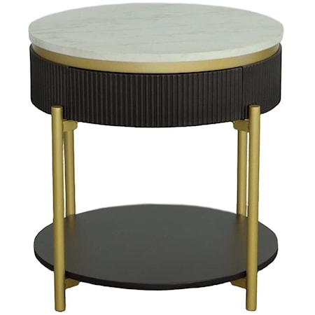 Round End Table