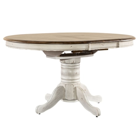 Oval Pedestal Dining Table