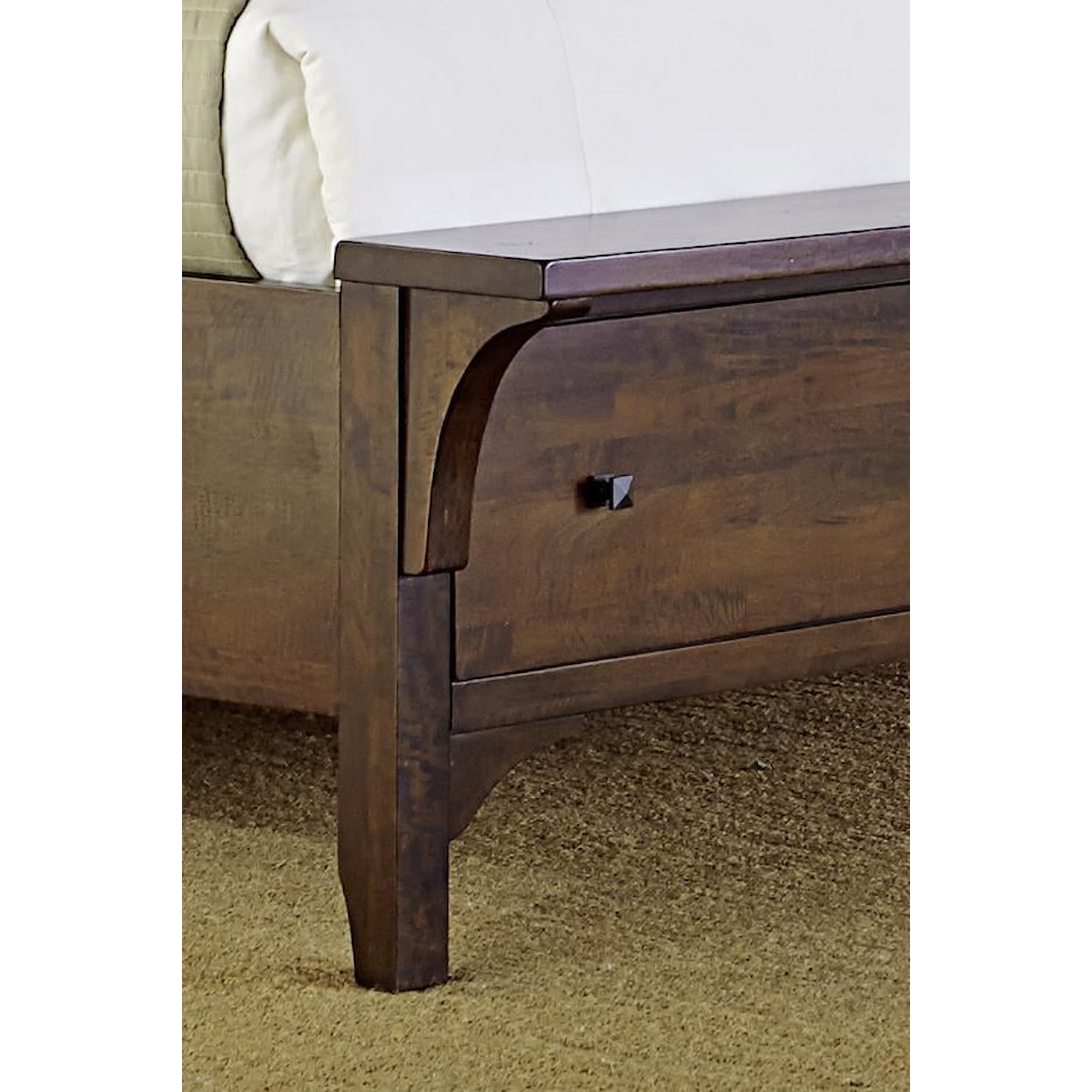 Virginia Furniture Market Solid Wood Whittier King Storage Bed