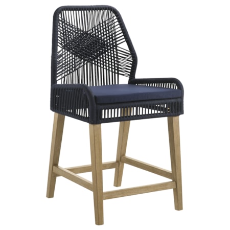 Woven Rope Counter Chair w/ Cushion