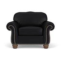 Traditional Style Chair with Nail Head Trim