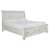 Ashley Furniture Signature Design Robbinsdale King Sleigh Bed with Storage