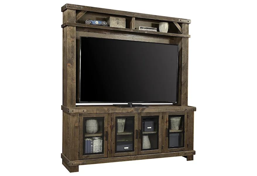 Sawyer 78" Console and Hutch by Aspenhome at Stoney Creek Furniture 