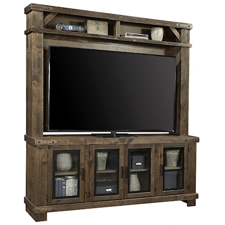 Farmhouse 78" Console and Hutch