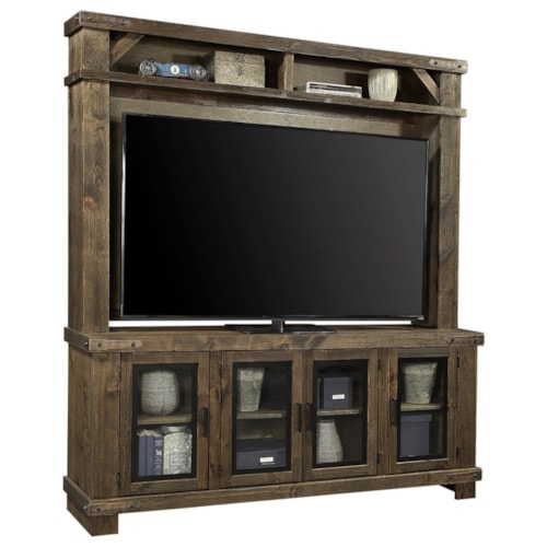 Farmhouse 78" Console and Hutch