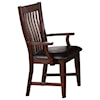 Winners Only Java Slat Back Arm Chair