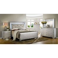 Glam 5 Piece Queen Bedroom Set with Chest