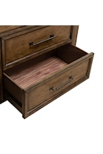 Cedar-lined bottom drawers