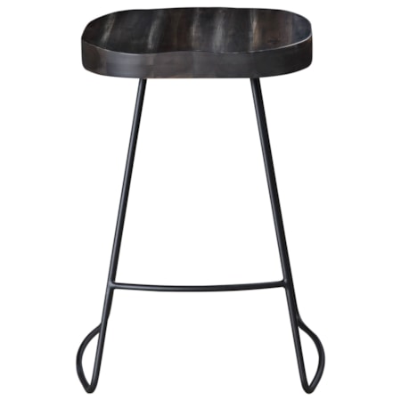 Canyon Ridge Brown Vintage Swivel Stool