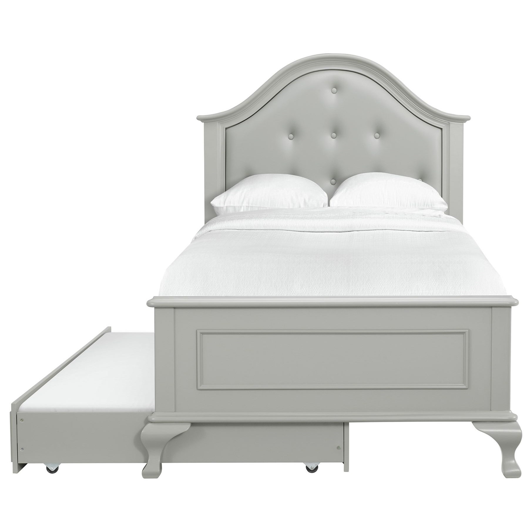 Twin Upholstered Trundle Bed