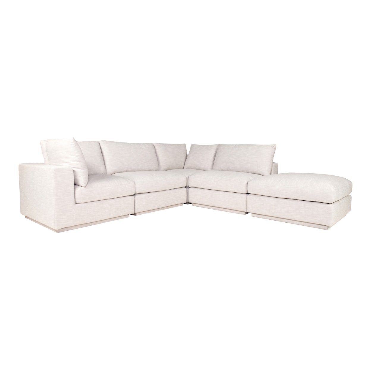 Moe's Home Collection Justin Justin Dream Modular Sectional Taupe