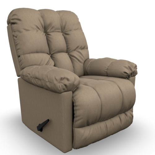 Casual Power Tilt Headrest Swivel Glider Recliner