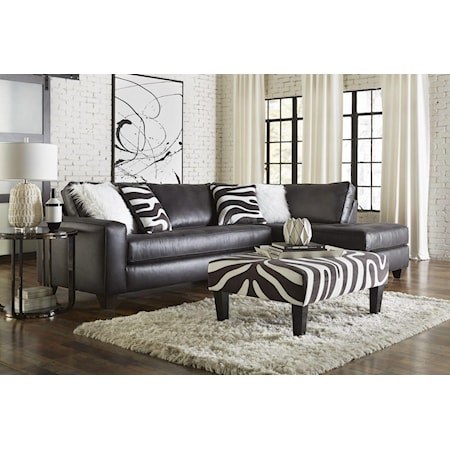 Contemporary Sectional with Chaise