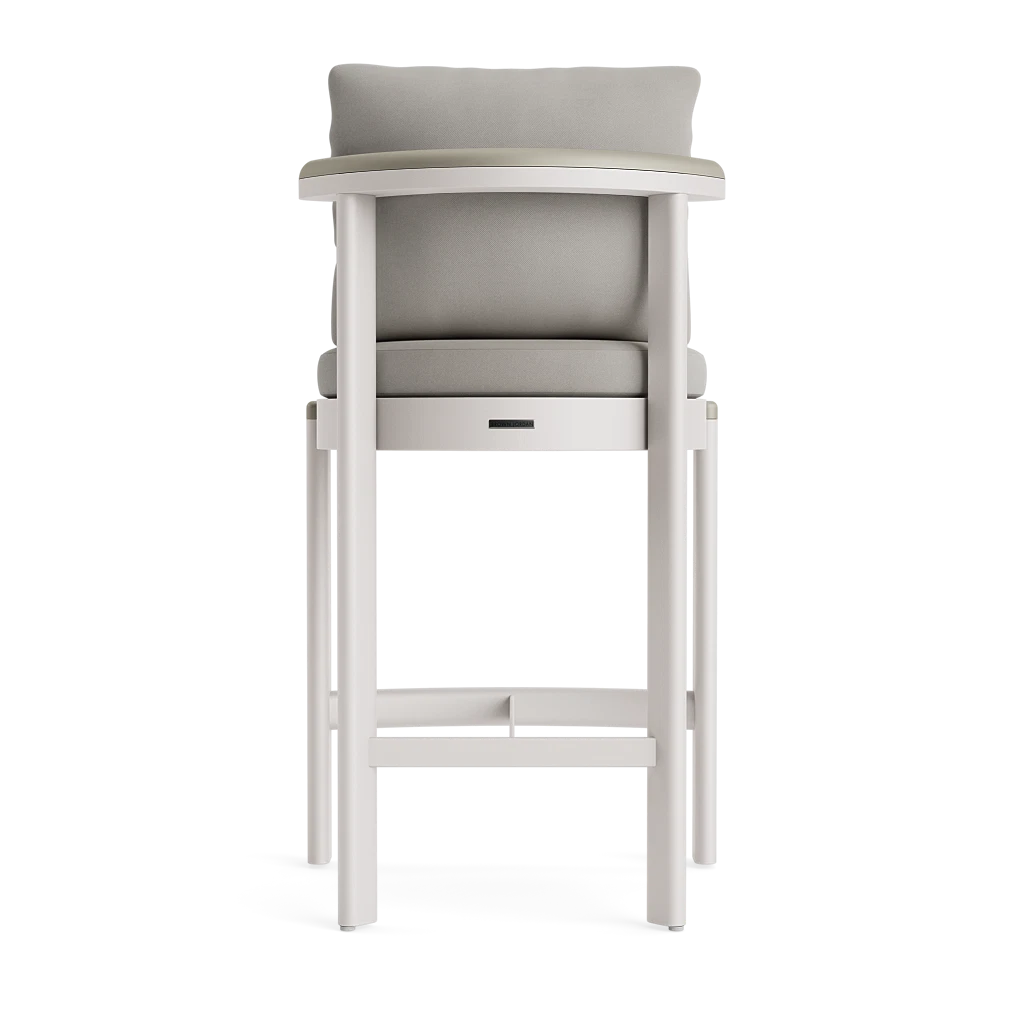 Cushioned Fixed Barstool