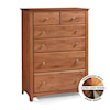 Archbold Furniture Shaker 6-Drawer Chest