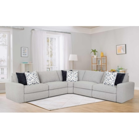 5-Piece Power Reclining Sectional Sofa