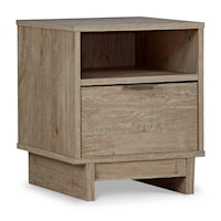 Contemporary 1-Drawer Nightstand