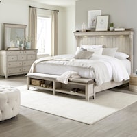 Relaxed Vintage Three-Piece King Bedroom Set