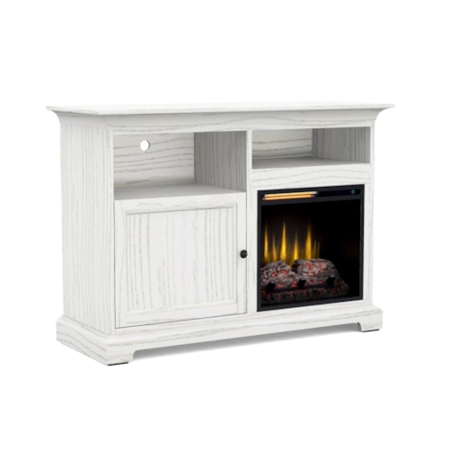 Transitional 46" Customizable Fireplace TV Console