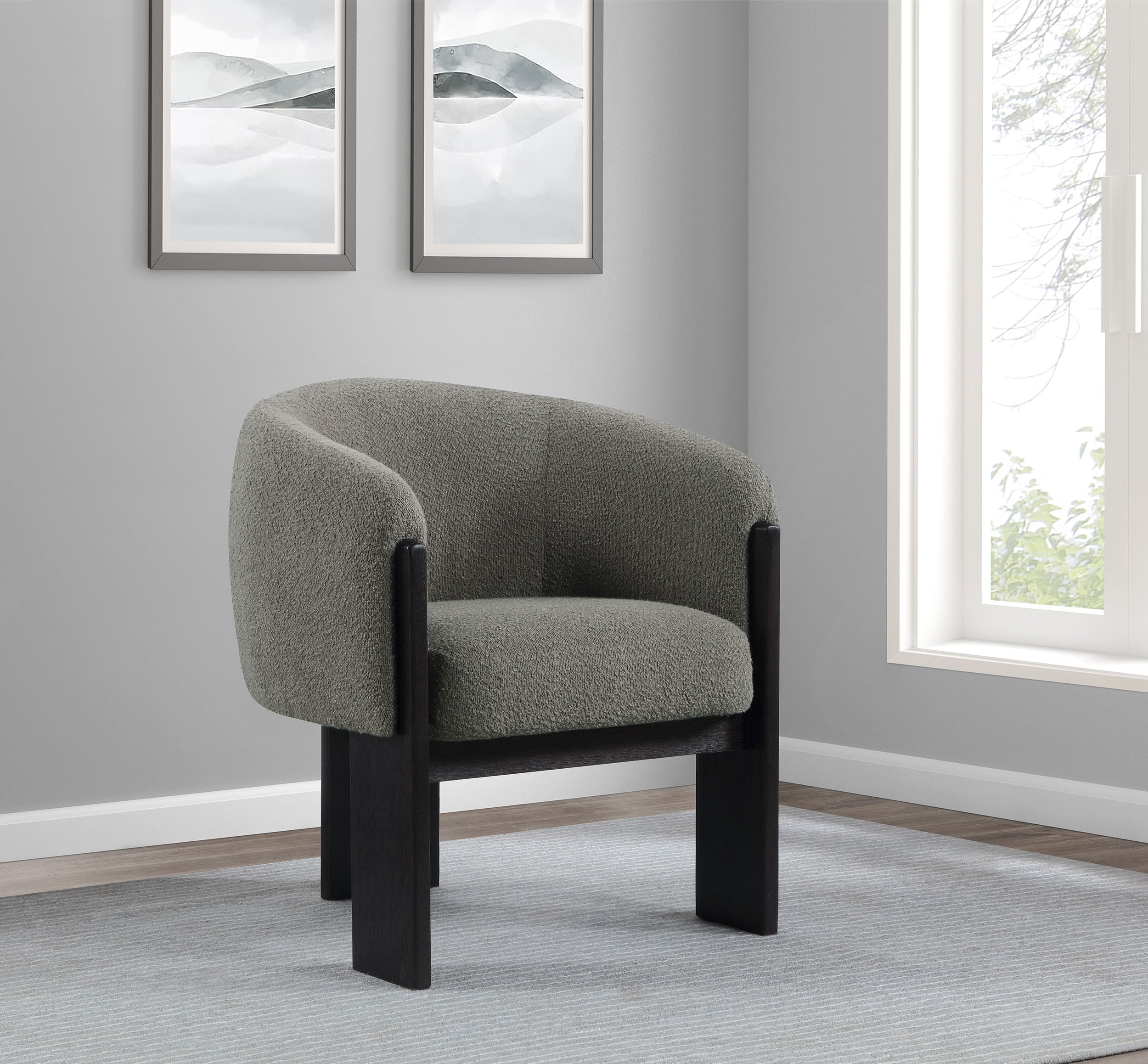 Valdez Barrel Back Accent Chair