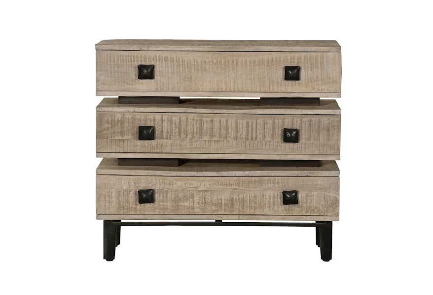 Accents Stacked Three Drawer Chest by Accentrics Home at Corner Furniture