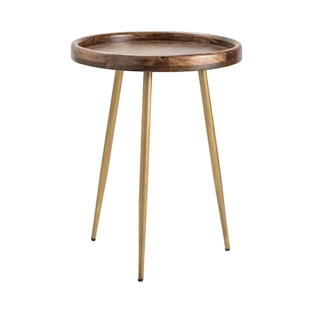 Transitional Accent Table