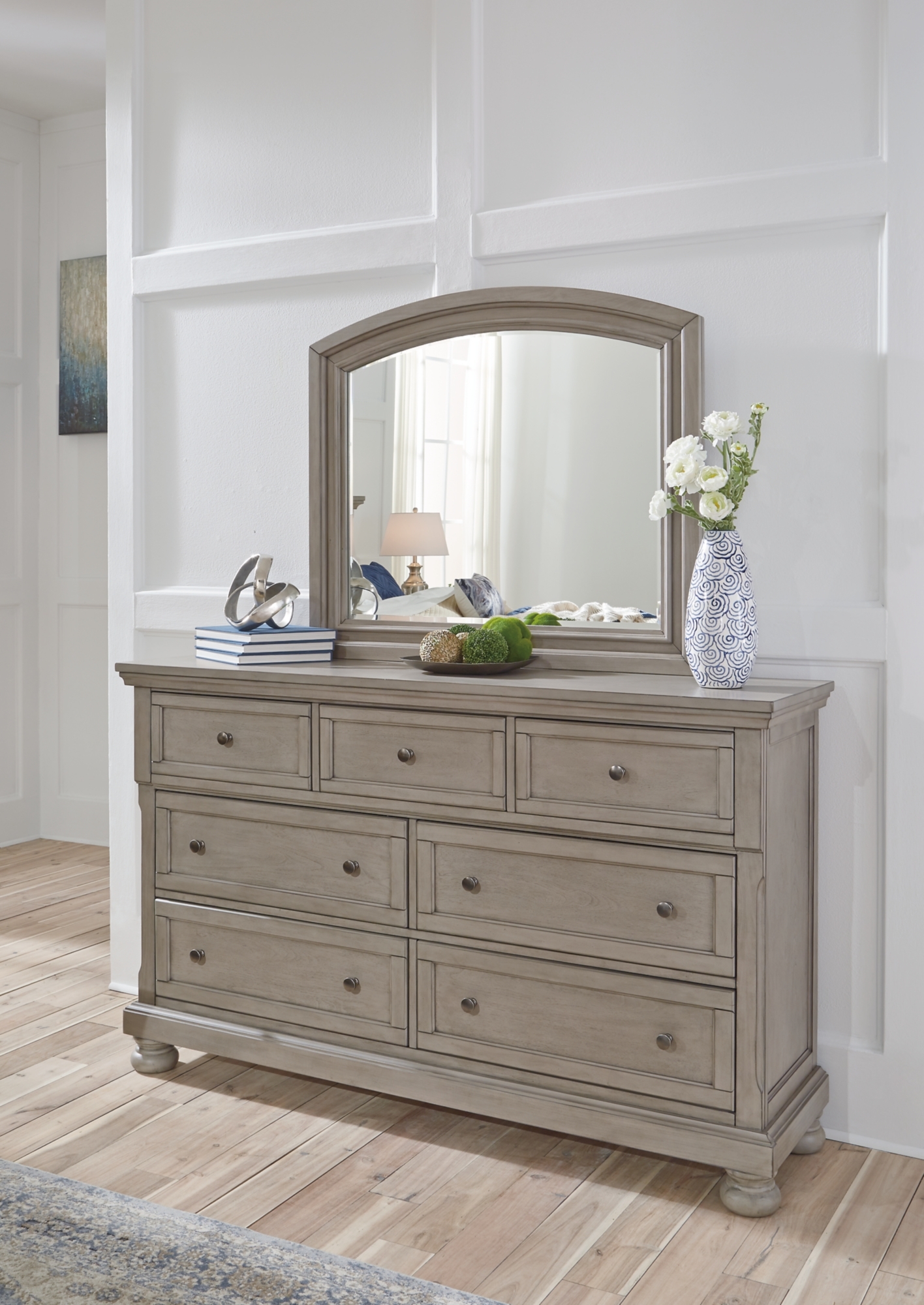 Dresser And Mirror