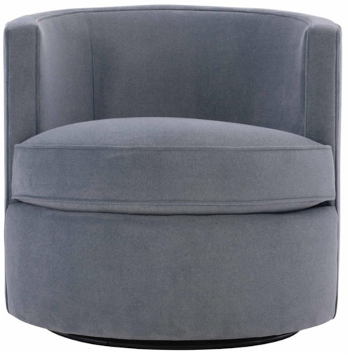 Fleur Fabric Swivel Chair