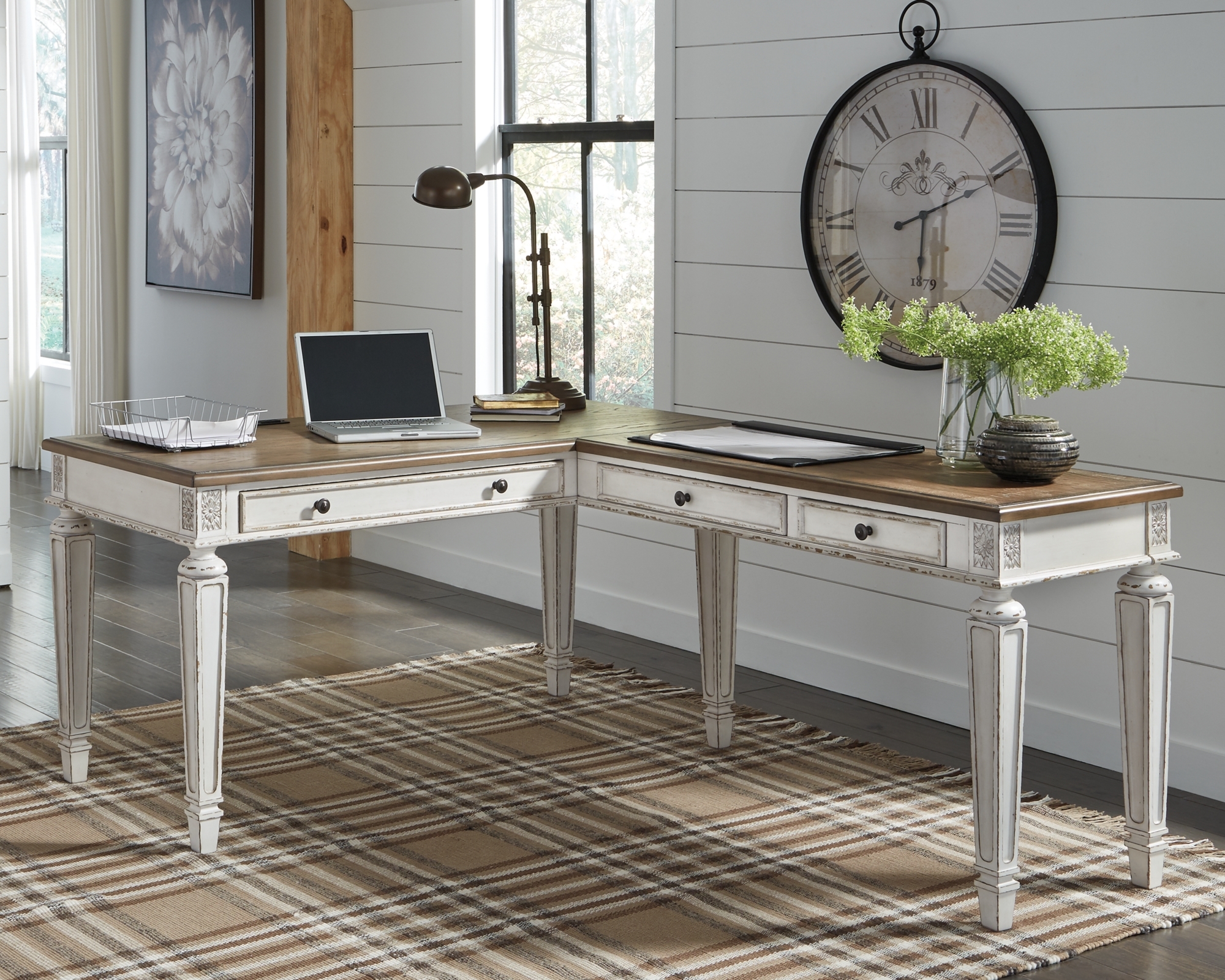 2-Piece Home Office Desk