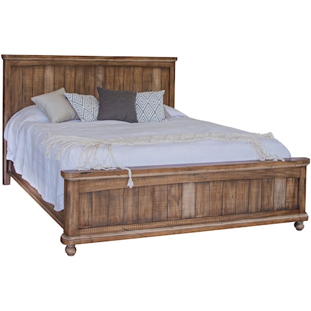 Rustic King Bed