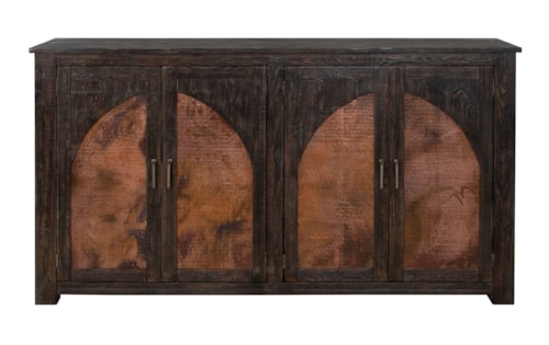 Transitional 4-Door Console