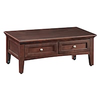 Transitional Lift Top Coffee Table