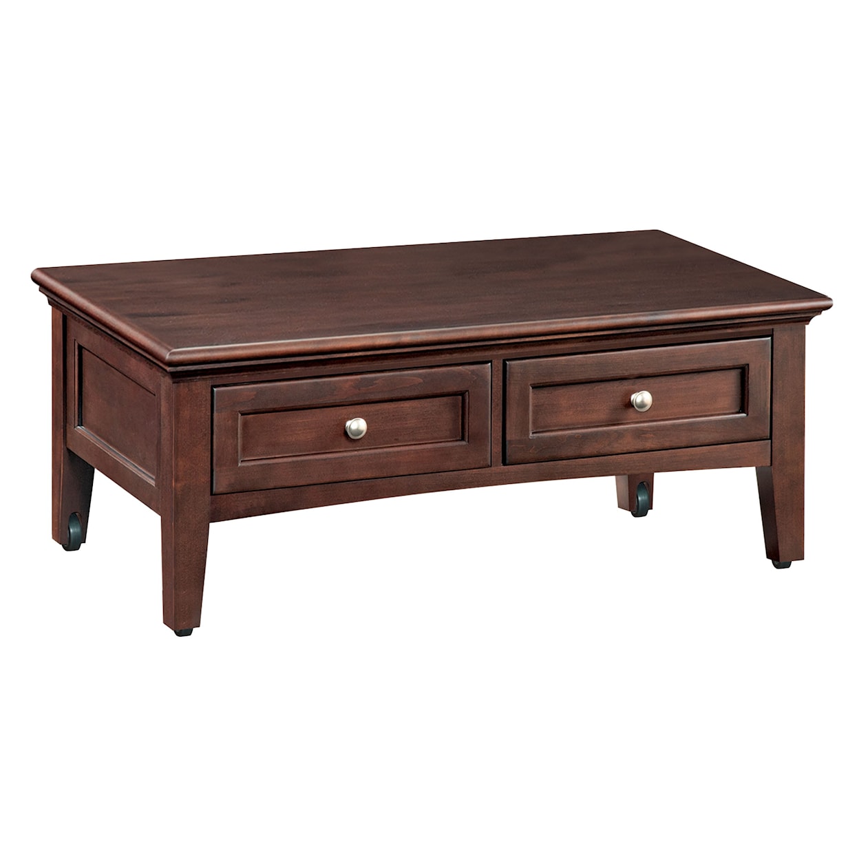 Whittier Wood McKenzie Glazed Cherry Lift Top Coffee Table