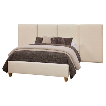 Queen Upholstered Wall Bed