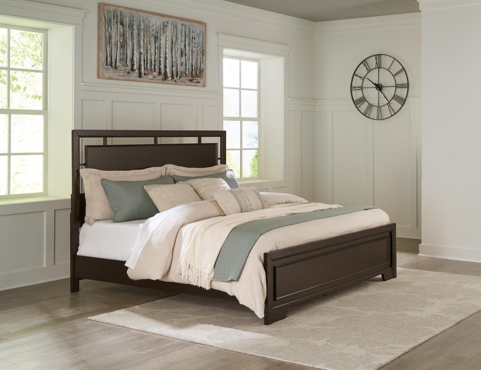 King Panel Bed