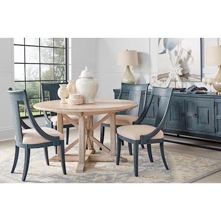 6-Piece Round Dining Set