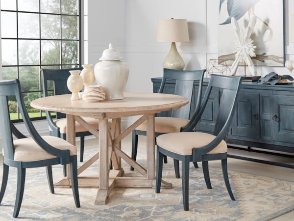 6-Piece Round Dining Set